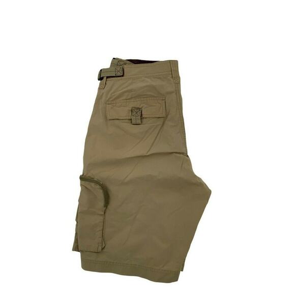 Old Navy Shorts Men Size 34 Outdoor Hiking Button Belted Zip Multi Pockets Cargo - Picture 9 of 11